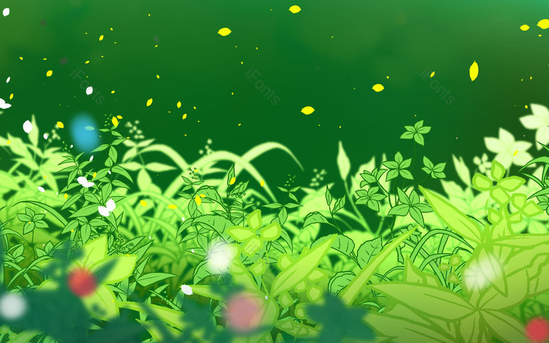 绿色惊蛰装饰插画植被装饰背景素材,插画/手绘图,插画/手绘图库,插画/手绘图下载,插画/手绘